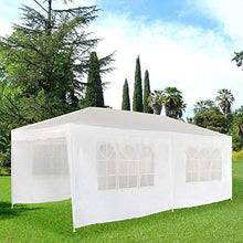 Aktive 53993 - Gazebo Pieghevole 300x600x260 cm con Tubi in Acciaio - Colore Bianco