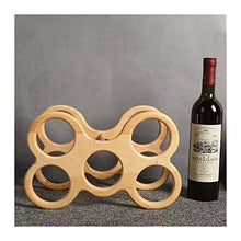 BENOHAOH Ornamenti in Legno Creativo e Vino Ornamenti, Creative Home Soggiorno del Vino Espositore per Vino, scaffale per Vino Semplice (Size : 34 * 21 * 16.5)