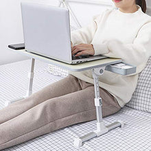 jiaju Tavoli da Picnic Tavolo Pieghevole, Tavolo per Laptop in Lega di Alluminio Tavolo Pieghevole da Tavolo Pieghevole Portable Regolabile Desk Stand Notebook per Il Letto del Letto del Laptop