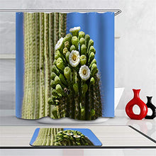 LIYAN Combinazione Bagno. Immagini Chiare E Colori Vivaci Rendono Il Tuo Bagno Pieno di Vita. Accessori da Bagno. Piante del Deserto. Cactus.