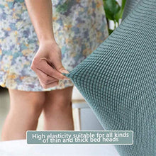 LANG ZI Fodera/Copri+Testata+Letto, Fodera per Testata Letto 160/170/180 Copertura per Testiera per Letto Copri Testata Letto Matrimoniale/Singolo Premium Imbottita Elastica Copritestata Letto Fodera