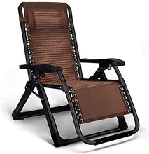 JFFFFWI Sedia Pieghevole Zero Gravity Sedia Pieghevole da Giardino Sedia Sdraio Zero Gravity per Giardino, Sedia a Sdraio Pieghevole Reclinabili Pieghevoli Metallo Resistente Lettino reclinabile por