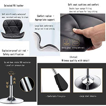 Wowdawn Sedia da Bar Girevole Regolabile con Sgabello da Bar,Ampio Telaio in Acciaio,Sgabello da Bar Rotondo con Schienale Alto E Moderno,Portante 100 kg,Molti Stili Sono Disponibili