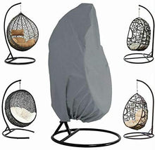 COUYY Copertura della Sedia appesa in Tessuto Grigio Oxford Esterno, coperture per mobili Antipolvere Impermeabili da 210D