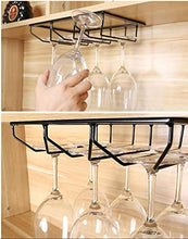 FCXBQ Bicchiere da Vino in Vetro Portabottiglie da Vino, portabottiglie da Vino rovesciato Porta Bicchiere Alto da casa portabicchieri Appeso Barra di Ferro Appeso portabottiglie da Vino in Metall