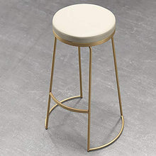 SHUYU Sgabelli da Bar Cucina, Sedia da Pranzo, Sedia da Bar Minimalista nordica, Supporto per Struttura in Metallo, Pelle PU, per bancone da Cucina e sgabelli da Bar per la casa