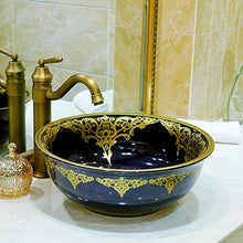 HYY-YY Lavabo/Rotonda Art Bacino/Lavabo/gabinetto Bacino del Bagno in Ceramica Lavabo Bella Pratico (Color : Natural)