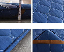 WANGT Materassino per Dormire Estivo, Materasso Pieghevole Traspirante per Pavimento in Poliestere per Camera da Letto al Piano Terra,A-150x200cm(59x79inch)