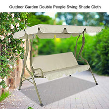 Oumefar Telo Parasole Rigido per Parasole Telo Parasole 210D Tessuto Oxford Doppio per Balcone familiare(Beige)