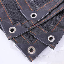 AOHMG Telone Ombreggiante, 80% Rete Ombreggiante/Ombra Bordo Nastrate con Occhielli Frangisole Frangivista, per Barn Pool Pergola,Black_5x8m/15x24ft