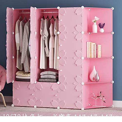 JYXJJKK Armadio Assemblato,Camera da Letto Combinazione di Abbigliamento Magazzino-q