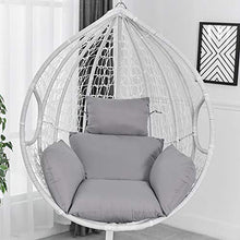 ZJZJ Comfort Antiscivolo Cojin,Swing Seat Cushion Durevole,Interno Ed Esterno Terrazza Cortile Prato Grigio 68cm