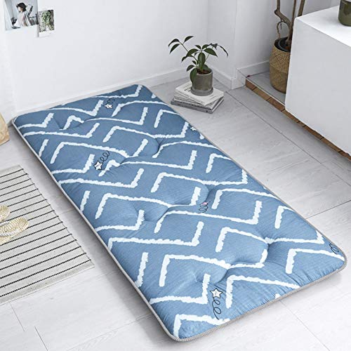 GEDHH Materassi futon, Materasso Tatami Antiscivolo Traspirante Pieghevole da 4 cm per Camera da Letto, Ufficio e dormitorio per Studenti,D,90 * 200cm/35 * 79inch