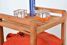 TS-Ideen 7802 - Carrellino su Ruote in Legno di Noce Massiccio, Altezza: 77 cm