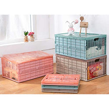 Fgyhty Pieghevole in plastica Storage Box casa Garage Magazzino Desktop Pieghevole Caso Armadio Underwear Organizer