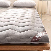 Materasso Futon Topper Piano Cuscino per Dormire Tappeto Pieghevole Spesso Giapponese Pieghevole Morbido,Camel,150 * 190cm/59 * 75inch