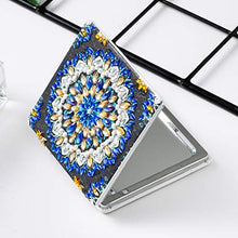 qiuxiaoaa - Specchio da trucco ultra sottile per fai da te, a forma di diamante