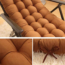 Cuscini da oscillazione sedia a dondolo, salotto cuscini di vimini cuscini addossendina window bay mat opatt da esterno da esterno panca traspirante cuscino-caffè colore 155x48x8cm (61x19x3in) yqaae