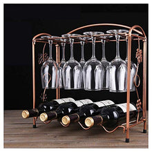 mmmy Portabottiglie, portabottiglie in Metallo, ripiano da Tavolo Dorato, portabottiglie per Vino da appoggio, Creativo Europeo in Metallo Spazzolato Oro e cantinetta per Vino Design