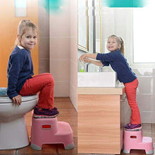 Tastak Sgabello in plastica for bambini, sgabello for laminazione a mano, bagno bagno antiscivolo sgabello sgabello a pedale, maniglia portatile modello cartone animato protezione ambientale materiale