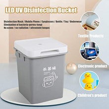 VBARV Sterilizzatore per disinfezione UV, Grande Secchio di sterilizzazione Portatile USB, per Asciugamano/Bottiglia/spazzolino da Denti/Strumenti di Bellezza/Gioielli/Giocattoli