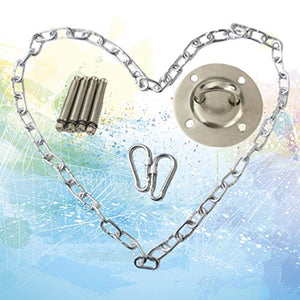 HEMOTON Sedia Appesa Accessori Sedia a Dondolo Forniture Battente di Metallo Parti di Strumenti di Uso Domestico per La Casa Giardino