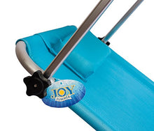 Joy Summer Spiaggina con Ruote Trolley Sedia Sdraio con Posizione Mare Spiaggia Piscina Azzurro