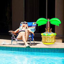 HaavPoois Secchiello per Ghiaccio Gonfiabile, Secchiello per Bevande Ghiacciate per Feste in Piscina, Buffet Gonfiabile più Fresco per Spiaggia Allaperto, 70 * 30 * 68 cm