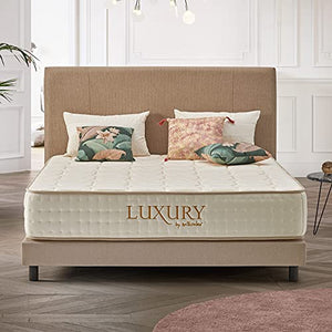Naturalex | Luxury | Materasso Memory Matrimoniale 160x190 cm | Gamma Hotel Lusso | Spessore 25 cm Anatomico | Rinforzato Antiaffossamento | Zone Ergonomiche Differenziate Ultra Comfort