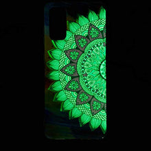 Miagon Luminoso Custodia per Samsung Galaxy A32 5G,Luminosa Morbida in Silicone Ultra Sottile TPU Cover Bumper Backcover Protezione con Lampeggiante,Girasole