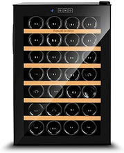 28 elettrico del dispositivo di raffreddamento / raffreddamento bottiglia - costante di temperatura e umidità Cantina - Home Office sigaro CoolerDrinking Articoli for la casa / Nichel Cromo Shelf (Col