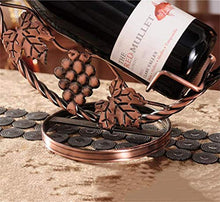 FCXBQ Portabottiglie per Vino Espositore per Vino da appoggio in Metallo per Bottiglia Singola Espositori da Terra per Rack per Decorazioni per la casa