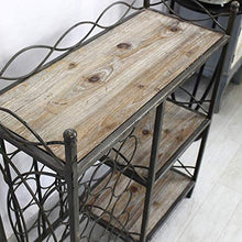 FYHH-JZHY Scaffale per Vino in Ferro Scaffale Vintage Scaffale Antico Scaffale per Stoccaggio Facile da Installare