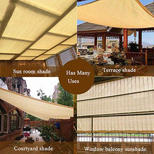WXQIANG Privacy Screen Rete di Recinzione for Balcone Finestra, Patio Portico a Sdraio Protezione Esterna del Parabrezza Premium UV Ombra Balcone Copertina Protezione Solare, Isolamento Termico