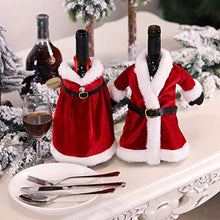 Amosfun 2pcs Decorazioni per Bottiglie di Vino di Natale Decorazioni Maglione Lavorato a Maglia Decorazioni per Bottiglie di Vino di Babbo Natale bomboniere Forniture Regali