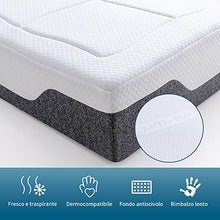 Amazon Basics - Materasso con gel/memory foam, molle incapsulate, 140 x 200 cm