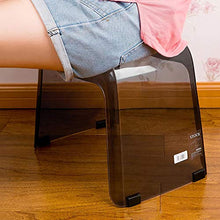 WYB Sgabello da Bagno Addensare Antiscivolo Sgabello Che Cambia Scarpa Sgabello per Bambini Bagna per Bambini Sgabello Quadrato con Un Peso di 100 kg,Nero