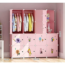 Guardaroba Semplici Bambini Armadio casa Camera da Letto Panno di plastica del Bambino del Tessuto Semplice Bagagli Moderna Hanging Assemblea Armadio XINYALAMP