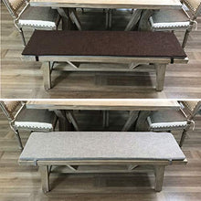 Cuscino da esterno per interni e esterni, per finestre, per tavoli da giardino, 100 x 35 cm, colore grigio scuro
