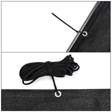 Sekey Frangivista per Il Balcone Privacy Frangivista e Telo Frangivento per Balconi Resistente alle Intemperie, con Fascette e funi, 90x500cm