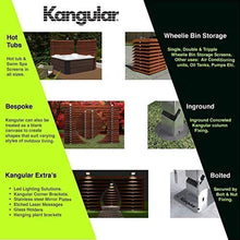 Kangular Pear grande interrato, altezza sopra terra 2,2 m larghezza 1,5 m, acciaio inossidabile, doghe in legno duro, completamente riciclabile, brevettato.