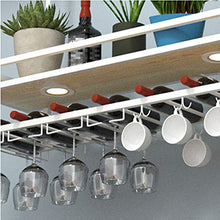 Organizza la Cucina Portabottiglie Sospeso da Soffitto,Scaffale Sospeso Decorazione per Bar Ristoranti Cucine/Club di Cantine Commerciali