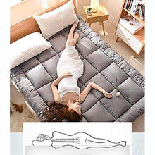 WSZGR Pieghevole Giapponese Tappetinotress Tatami Tappetino 100% Cotone Traspirante Futon Shikibuton,Materasso Futon Grigio Grigio 150x200cm/59x79inch