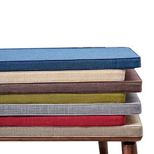 yzzseason, cuscino per panca lunga da interni, spessore 3/5 cm, antiscivolo, cuscino per panca in legno con cravatta, 2 o 3 posti, per esterni, colore rosso, 35 x 80 x 5 cm