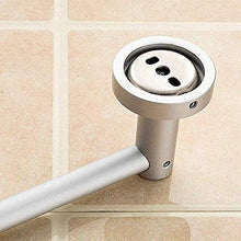 PYROJEWEL Bar Parete Rail Parete Guida di Alluminio Rack Hanger Spazio Perforato Singola Bagno cremagliera Ciondolo Rack di Base Spessa Bar Bagno mensola da Bagno