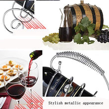 Wine Rack Holder Vino scaffale di Metallo Scultura bricolage Casa Decorazioni Decorazioni Interne, Vino Rack Decorazione for Natale, Decorazione Rossa del Vino