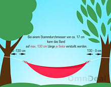 Kit per Appendere la Vostra Amacha agli Alberi | Corda 6 m | Peso Massimo supportato 160 kg | Kit Completo