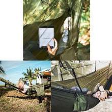 Amaca da Giardino, Amaca da Campeggio da Viaggio con zanzariera Ultraleggera Nylon Letto capacità 300 kg Leggera con Borsa per Giardino Cortile Spiaggia Backpacking Escursionismo 260x140cm