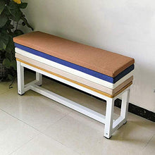 LRuilo - Cuscino per panca da 5 cm di spessore, per sedie a 2 o 3 posti, per mobili da giardino, altalena da interni ed esterni (bianco, 100 x 40 cm)