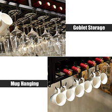 ZYLZL Portabottiglie per Vino da Bar Portabottiglie per Vino da Parete per Ristorante ， Portabottiglie in Metallo Nero da Appendere a Parete per Vino in Vetro Champagne Porta Calici, Solido,150X30X52